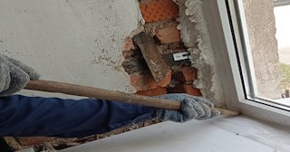 Демонтаж оконных откосов по выгодной цене от 523 руб. в Озерске - Сварной-Озр